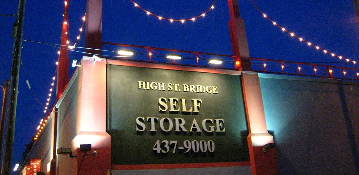 Front view of High Street Bridge Self Storage